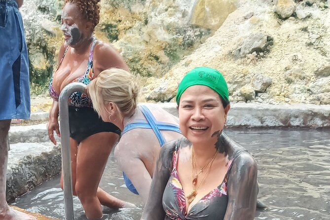 All Inclusive Tour Sulfur Mud Bath, waterfall,Beach & lunch break - What the $145 price really covers