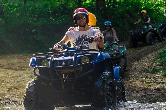 ATV Adventure in St Lucia - Riding through forest and river routes