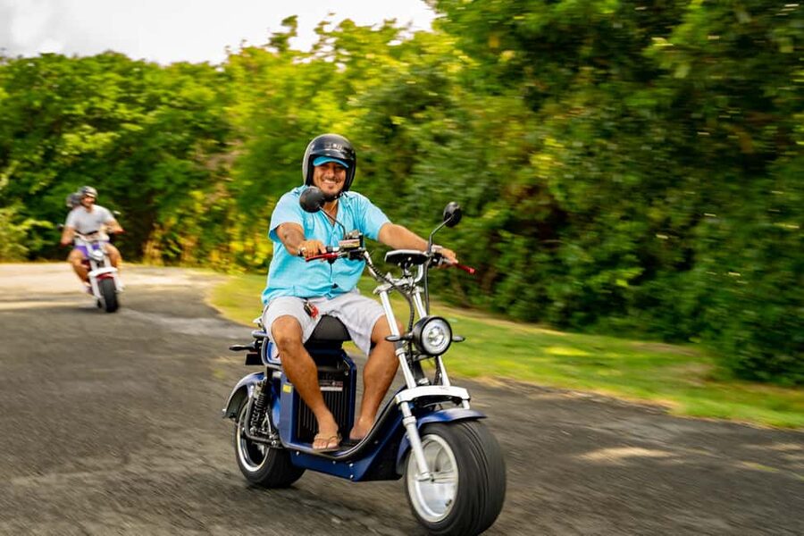 Beaches and Backroads Electric Big-Wheel Scooter Tour - Reduit Beach: The Break at the End