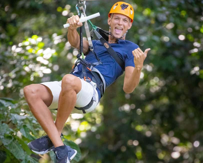 Castries, St. Lucia - Adrenaline Zipline - Mountain views from 2,000 feet