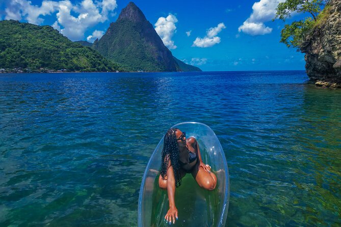 Clear Kayak Drone Photoshoot in St. Lucia - The image package is the real value