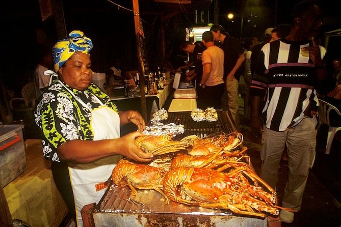 Friday Night Street Party in St. Lucia - Arriving at the Friday night party