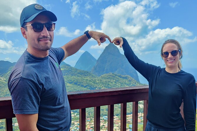Full Day St Lucian Vibe and Culture Tour With Lunch - Soufriere Bay: lunch beside the Pitons