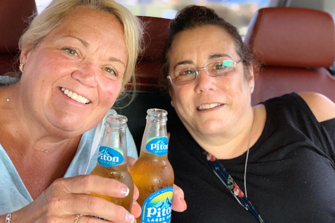 International Airport (UVF) Transfers & Fast track VIP Service(Roundtrip) - Snacks, Piton beer, and the refreshment problem
