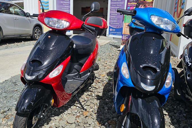 iRide Caribbean 50cc Scooter Rental - Seeing Rodney Bay, Gros Islet, and the harbor