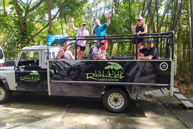 Jeep & Zipline Adventure in St. Lucia - The Clifftop Stop and Local Rum Punch