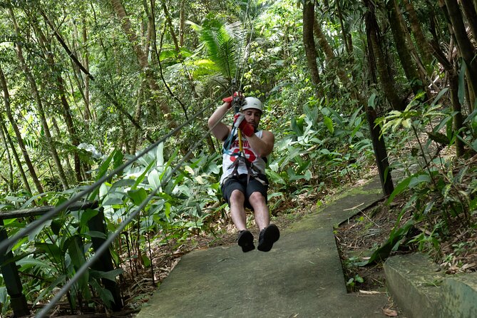 Jeep & Zipline Adventure in St. Lucia - Getting Ready for the Jungle Zip Lines