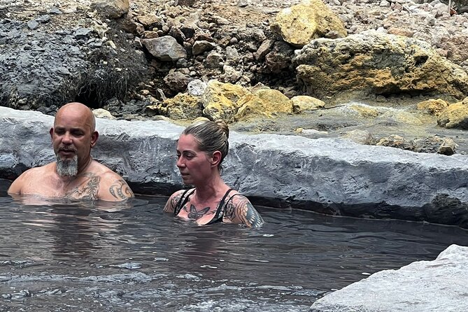 Lunch break,Mud Bath,Water Fall & beach break group tour - Canaries brings the bigger views