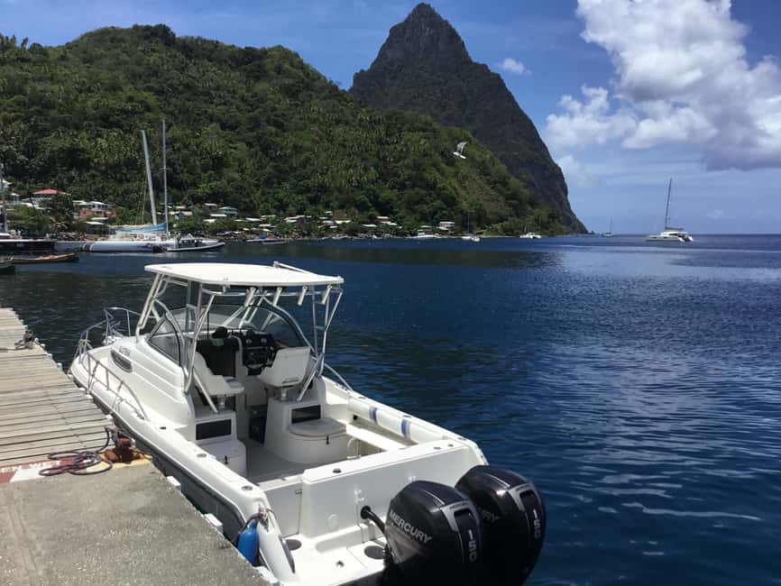 Private Boat to Soufriere, Mud Bath & Waterfall Experience - The six-hour schedule and its limits