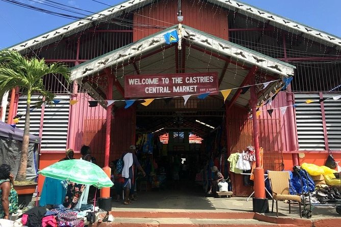 Private Castries or Shopping Tour/Transfers - Building a meal stop around St Lucian food