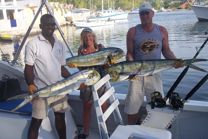 Private Fishing in St Lucia Charters - Trolling the St. Lucian coast for big game