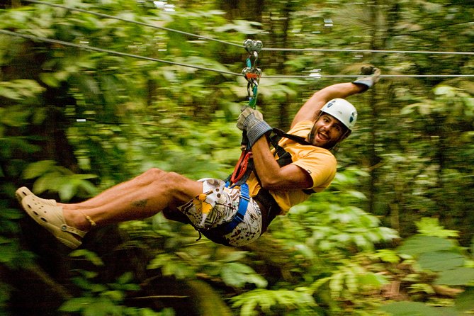 Rainforest Canopy Adventure from Vieux Fort or North Island, St Lucia - Getting ready at the rainforest welcome center