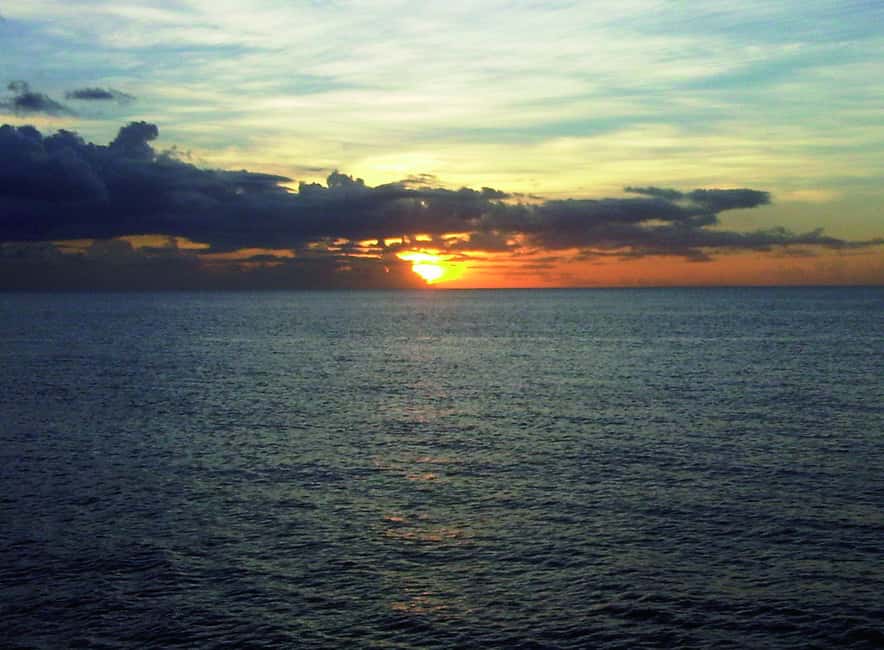 Romantic Caribbean Sunset Cruise - Finding your place on the spacious catamaran
