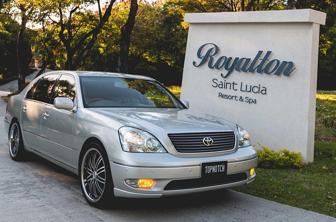 Royalton Saint Lucia Private Airport Transfers - Round Trip - Arrival at Cap Estate and the return journey