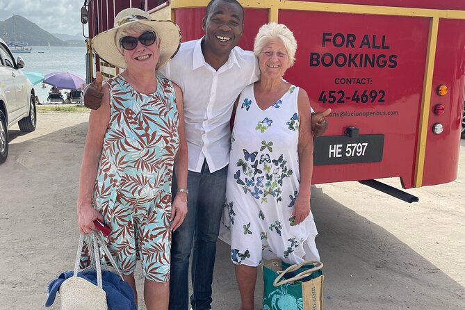 Saint Lucia Beach Tour with Free Entry - What the ride adds to the experience