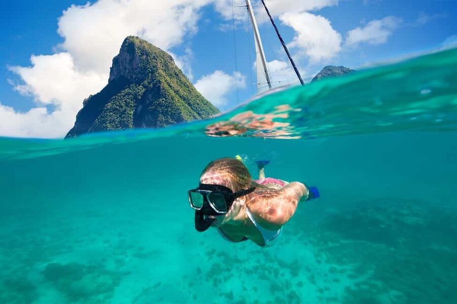 Saint Lucia: Snorkeling Beneath the Pitons in Soufriere - Meeting at the Soufriere waterfront