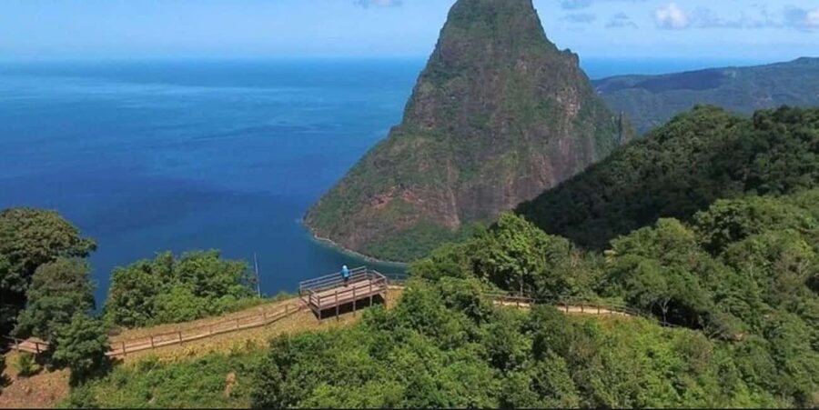 Saint Lucia: Tete Paul Nature Trail Hike & Waterfall Visit - Soufriere and the twin Pitons