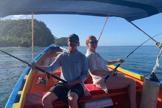 Shashamane experience private boat charter Marigot bay st lucia - Sugar Beach between the Pitons