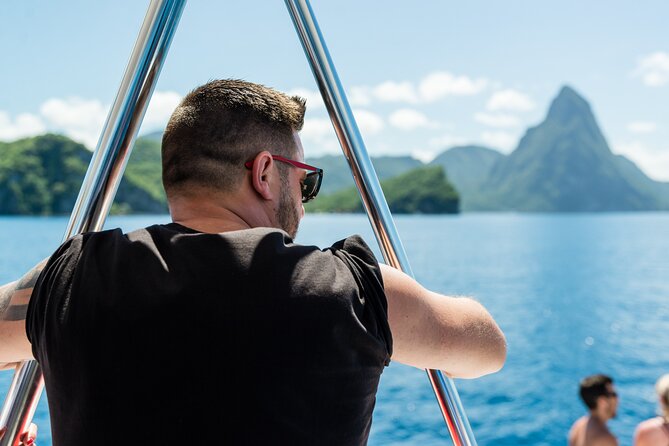 Soufriere Catamaran Excursion with Zip Lining from Castries - Morne Coubaril Estate and the zip-line stop