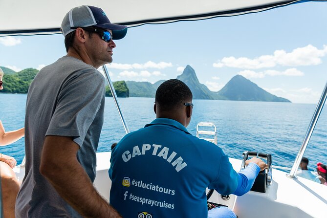 Soufriere Catamaran Excursion with Zip Lining from Castries - The return through Marigot Bay