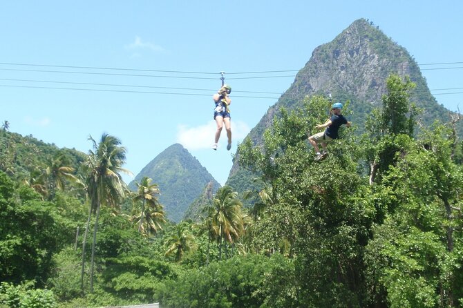 Soufriere Catamaran Excursion with Zip Lining from Castries - What the $190 price includes