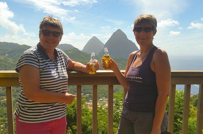 Soufriere Experience Island Tour of St Lucia - Diamond Falls and the botanical gardens