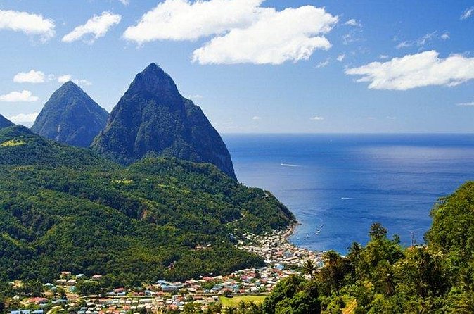 Soufriere Land Excursion - Lunch, Soufriere Bay, and the Town Market