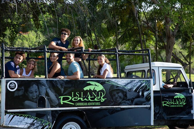 Soufriere Volcano Jeep Safari - A local buffet lunch before the return trip