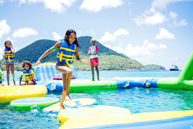 Splash Island Water Park in St Lucia - Why the Beach Setting Adds Real Value