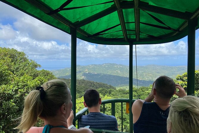 St. Lucia 3 in 1 Combo: Aerial Tram, Rainforest Trail & Zipline - Eight Zip Lines and Nine Platforms