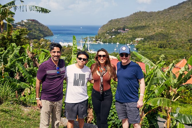 St. Lucia adventure: mud baths, waterfalls, gardens - Marigot Bay adds scenery and local flavor