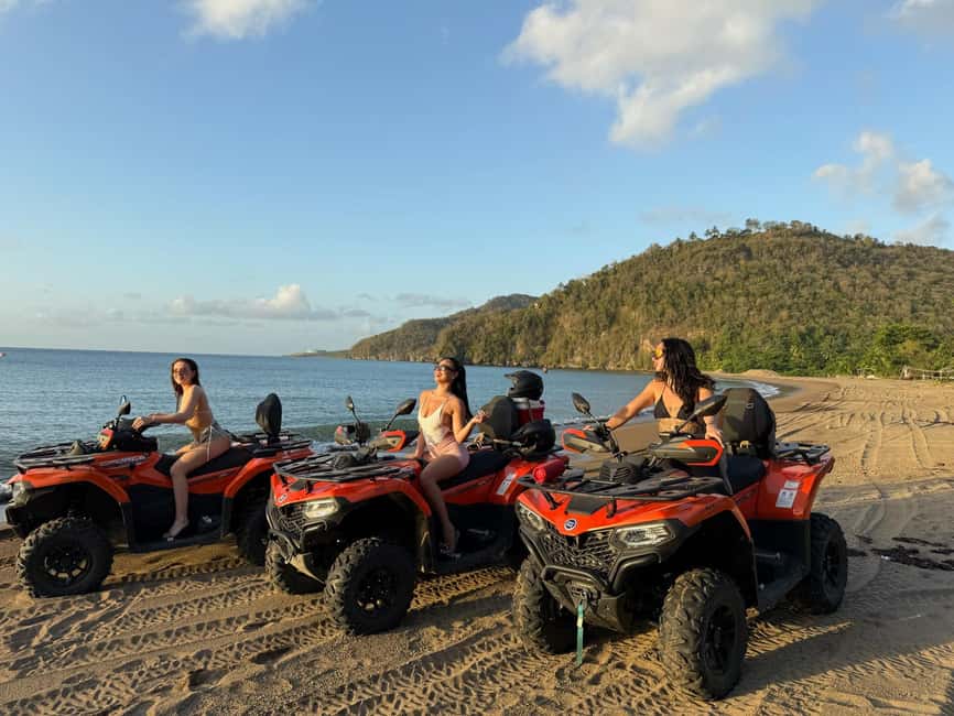 St. Lucia: ATV Tour with Beach Ride and Rum Tasting - What the three-hour route adds at Anse La Raye