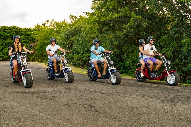 St.Lucia Beaches and Backroads Tour by Electric Big-Wheel Scooter - Reduit Beach: a gentle opening by the sea