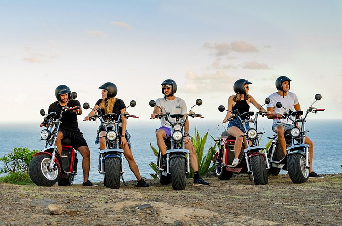 St.Lucia Beaches and Backroads Tour by Electric Big-Wheel Scooter - Cap Estate and the so-called Beverly Hills of St. Lucia
