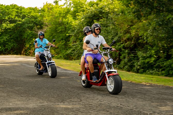 St.Lucia Beaches and Backroads Tour by Electric Big-Wheel Scooter - Is the scooter really easy to ride?