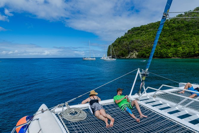 St Lucia Catamaran Day Sailing and Sightseeing Tour - The waterfall and Diamond Botanical Gardens question