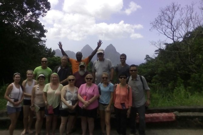 St Lucia Customize Private Island Tour - Lunch with a Piton view