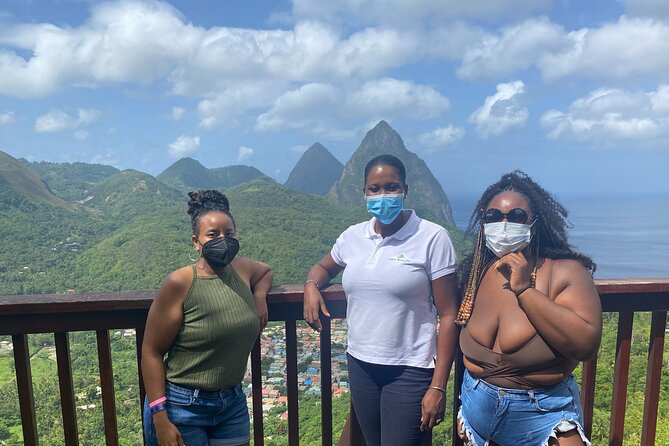 St Lucia Diamond Mineral and Mud Baths Plus Waterfall Adventure - Sulphur Springs: hot pools, black water, and mud