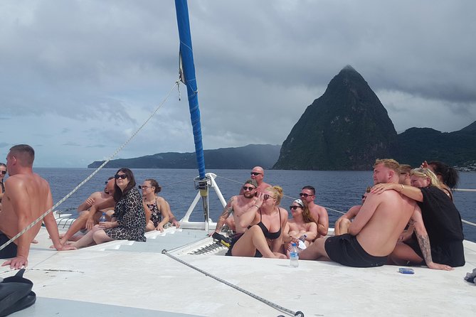 St. Lucia Land and Sea Tour - Jalousie Beach and the Pitons: the day’s visual high point