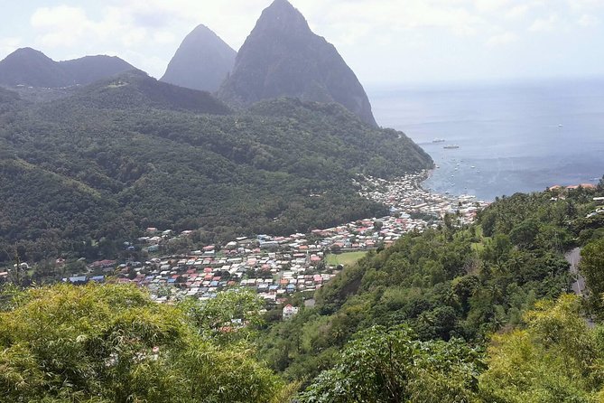 St. Lucia Land Tour to Soufriere Groups Only - Piton Falls and the Caribbean swim