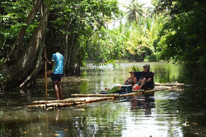 St. Lucia Private Bamboo Rafting Experience - The Beach Stop Can Add a Nice Second Scene