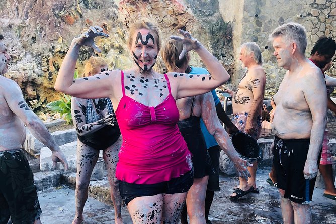 St. Lucia Private Boat Tour, Mud Bath, Waterfall & Beach Time - Sulphur Springs and the warm mud pools