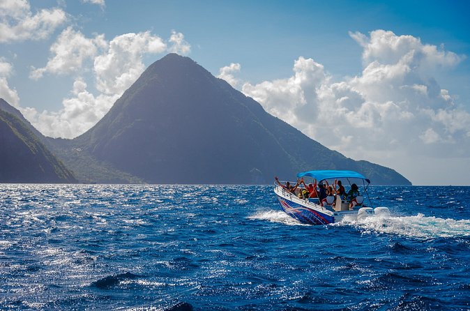 St Lucia Private Boat Tour/Sightseeing/Snorkeling - Two hours beneath the Pitons