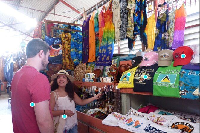 St Lucia Private Zipline and Shopping Adventure - Castries Market adds local flavor