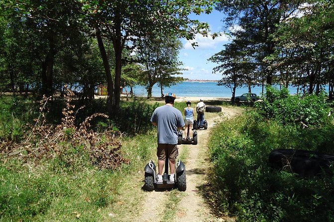 St Lucia Shore Excursion: Rodney Bay Village Segway Adventure - Learning to ride before Mount Pimard