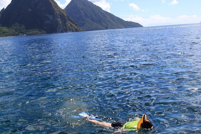 St Lucia Snorkeling Tour with Lunch - The boat ride and equipment fitting