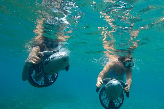 St. Lucia Speedboat and Power Snorkel From Castries - Power snorkeling over a protected reef