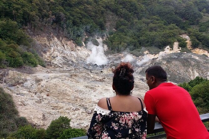 St Lucia Sulphur Springs Drive- in Volcano Tour & Therapeutic Mud baths - Entering The Sulphur Springs Drive-In Volcano