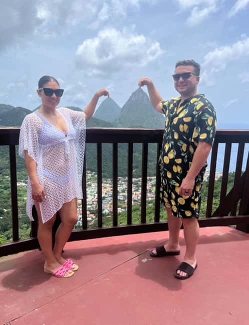 St Lucia Sulphur Springs Drive- in Volcano Tour & Waterfall - From Castries to Marigot Bay