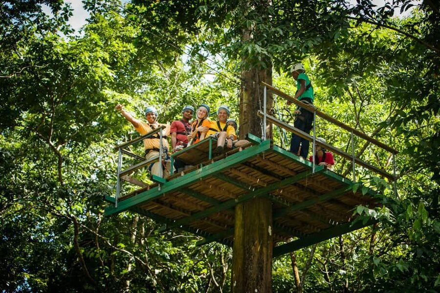 St Lucia Ultimate 3 Package: Aerial Tram Zip Line & Hiking - Starting in the Castries Waterworks Reserve